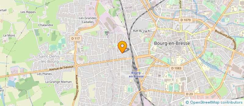 localisation de l'entreprise INDIVISION PROST-CHAPELANT  BOURG-EN-BRESSE