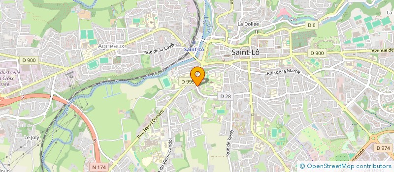 localisation de l'entreprise INDIVISION PROUST ARNAUD ET CELINE  SAINT-LO