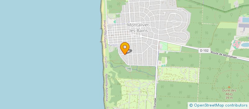 localisation de l'entreprise INDIVISION PROVOST  VENDAYS-MONTALIVET