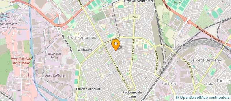 localisation de l'entreprise INDIVISION PRUDHOMME - L'HERONDELLE  REIMS