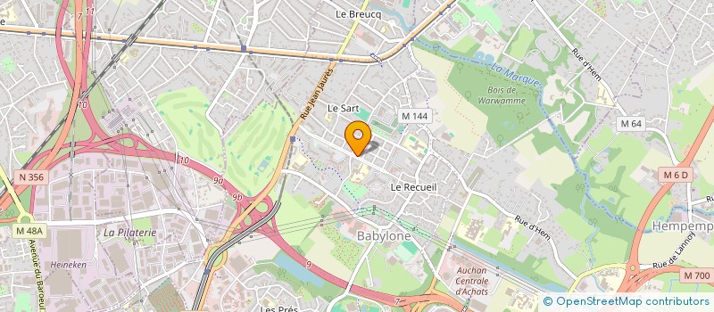 localisation de l'entreprise INDIVISION PRUVOST THIERRY ET DELPHINE à VILLENEUVE-D'ASCQ