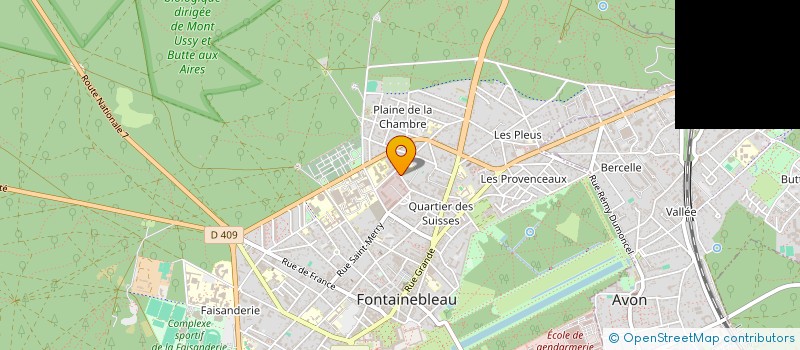 localisation de l'entreprise INDIVISION PRUVOT à FONTAINEBLEAU