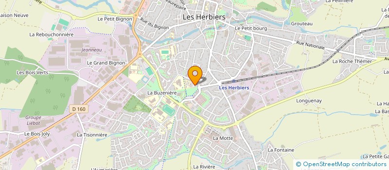 localisation de l'entreprise INDIVISION PUAUD ALEXANDRE ET ROXANE  LES HERBIERS