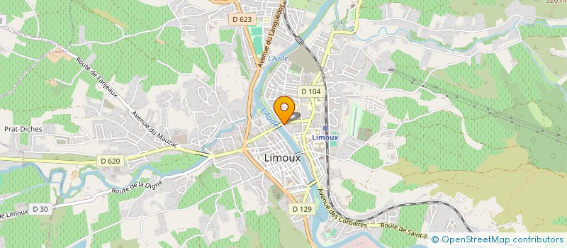 localisation de l'entreprise INDIVISION PUCHERCOS à LIMOUX