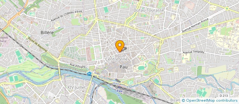 localisation de l'entreprise INDIVISION PUCHEU ARLETTE ET YVETTE à PAU