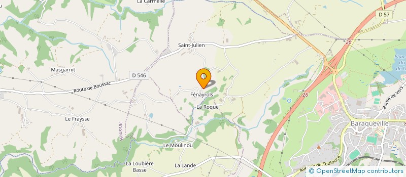 localisation de l'entreprise INDIVISION PUECH DIDIER à BARAQUEVILLE