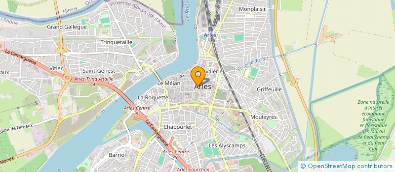 localisation de l'entreprise INDIVISION PUECH THIERRY ET KARINE  ARLES