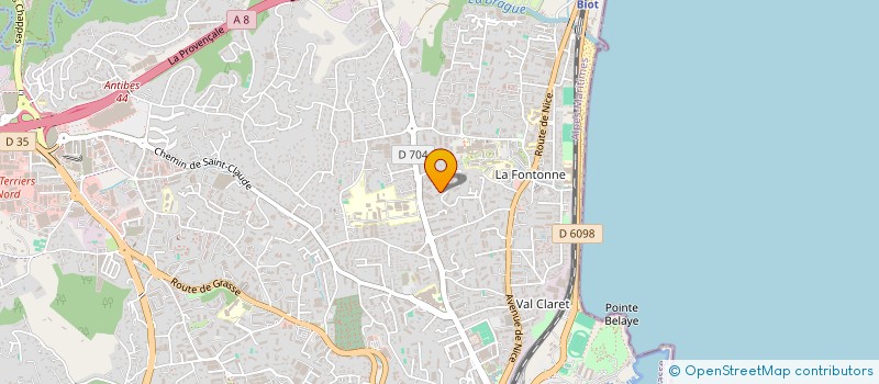 localisation de l'entreprise INDIVISION PUJOL à ANTIBES