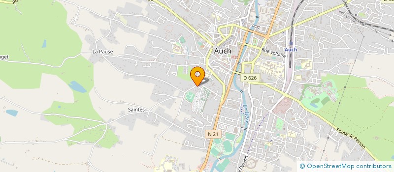 localisation de l'entreprise INDIVISION PUJOLLE*  AUCH