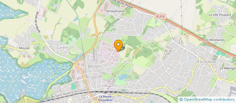 localisation de l'entreprise INDIVISION PUREN-MIEUZE  LA BAULE-ESCOUBLAC