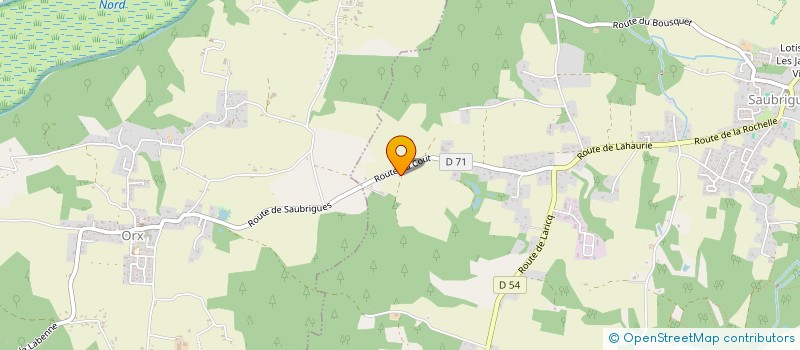 localisation de l'entreprise INDIVISION PUYO - CIBIEL  SAUBRIGUES