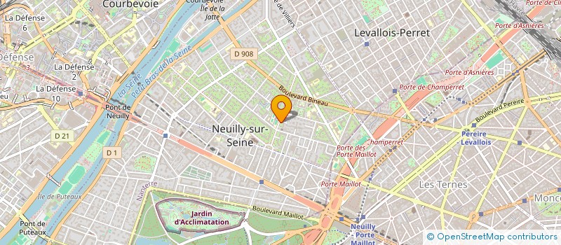 localisation de l'entreprise INDIVISION QUANCARD GRAPHCO à NEUILLY-SUR-SEINE