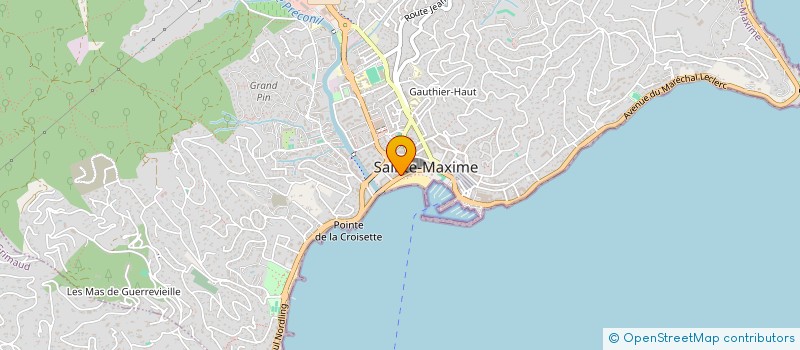 localisation de l'entreprise INDIVISION QUATREFAGES PRETRE à SAINTE-MAXIME