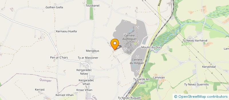 localisation de l'entreprise INDIVISION QUEAU  CAST