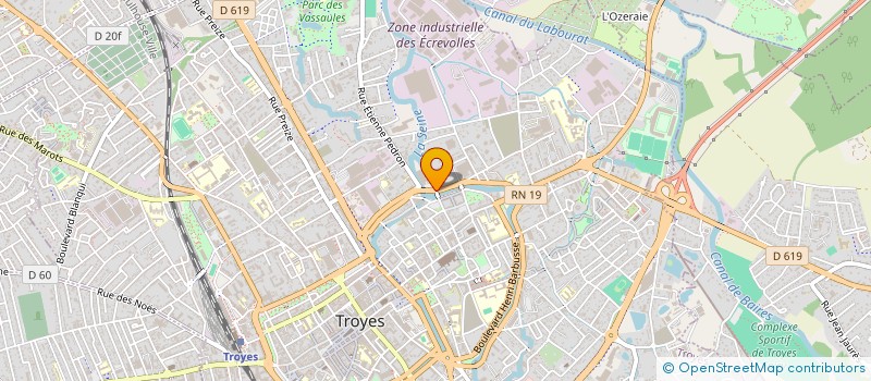 localisation de l'entreprise INDIVISION QUEAU MAURICE à TROYES