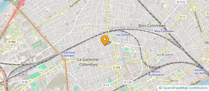 localisation de l'entreprise INDIVISION QUEIROS MR ET MME à LA GARENNE-COLOMBES