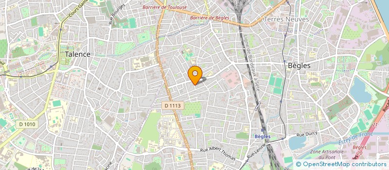 localisation de l'entreprise INDIVISION QUELIN à BEGLES