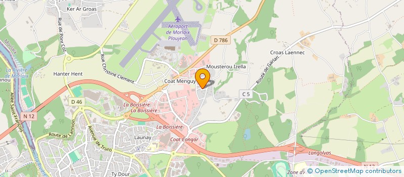 localisation de l'entreprise INDIVISION QUEMENER  MORLAIX