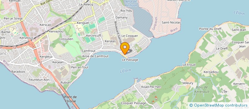 localisation de l'entreprise INDIVISION QUEMENEUR  LE RELECQ-KERHUON