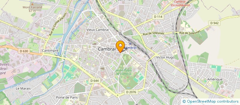 localisation de l'entreprise INDIVISION QUENNESSON  CAMBRAI