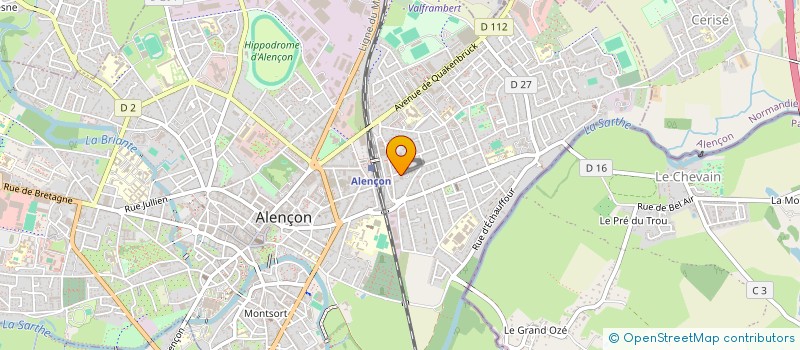 localisation de l'entreprise INDIVISION QUENTIN à ALENCON