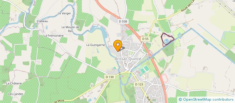 localisation de l'entreprise INDIVISION QUERE ET VIALLE-SOUBRANNE  BRISSAC LOIRE AUBANCE