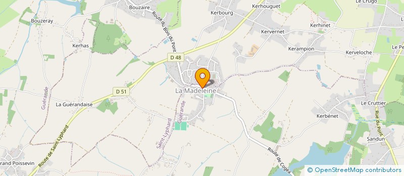 localisation de l'entreprise INDIVISION QUESSAUD  GUERANDE