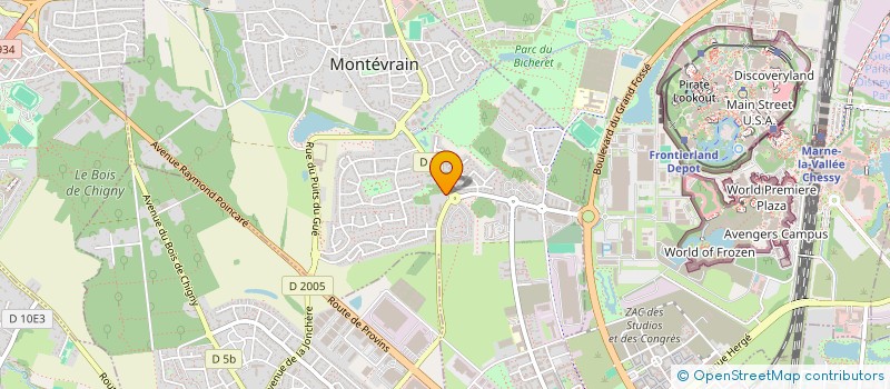 localisation de l'entreprise INDIVISION QUESTROY / MARTINEZ  MONTEVRAIN