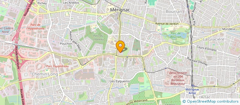 localisation de l'entreprise INDIVISION QUEVY-RISPAL  MERIGNAC