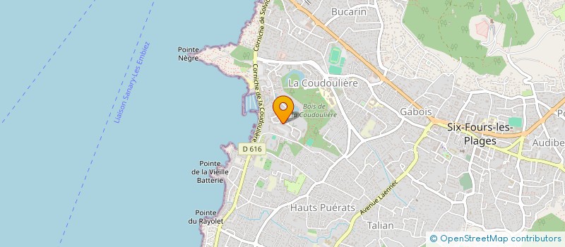 localisation de l'entreprise INDIVISION QUEZEL-MARCHE à SIX-FOURS-LES-PLAGES