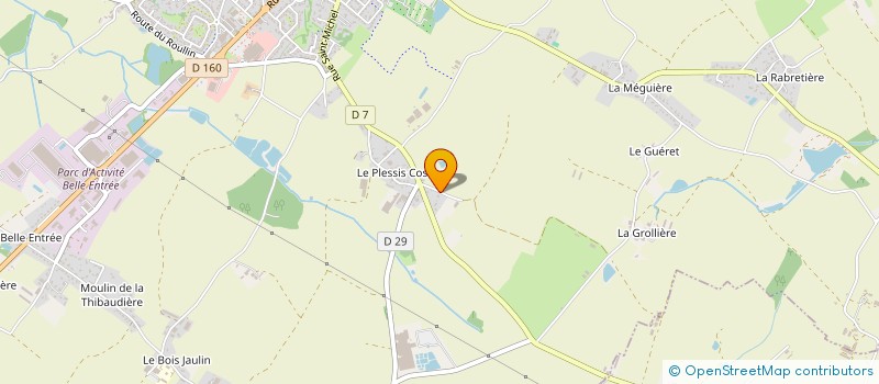 localisation de l'entreprise INDIVISION QUILLAUD  ESSARTS-EN-BOCAGE