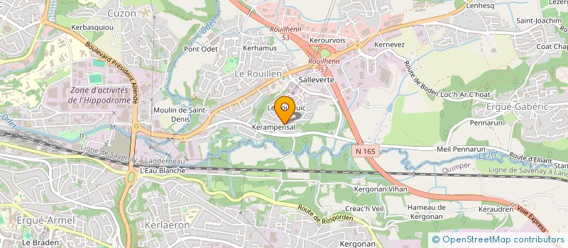 localisation de l'entreprise INDIVISION QUILLEC  ERGUE-GABERIC