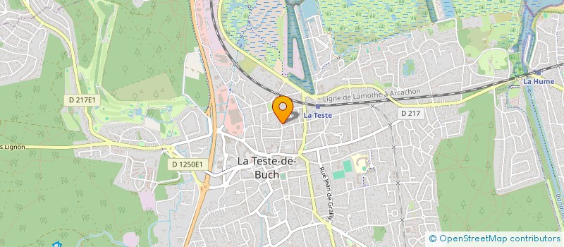 localisation de l'entreprise INDIVISION QUILLET GALLET à LA TESTE-DE-BUCH