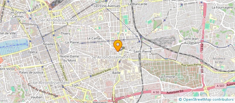 localisation de l'entreprise INDIVISION QUINAT FUCHS à MARSEILLE