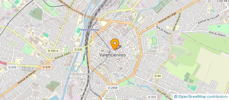 localisation de l'entreprise INDIVISION QUINET  VALENCIENNES
