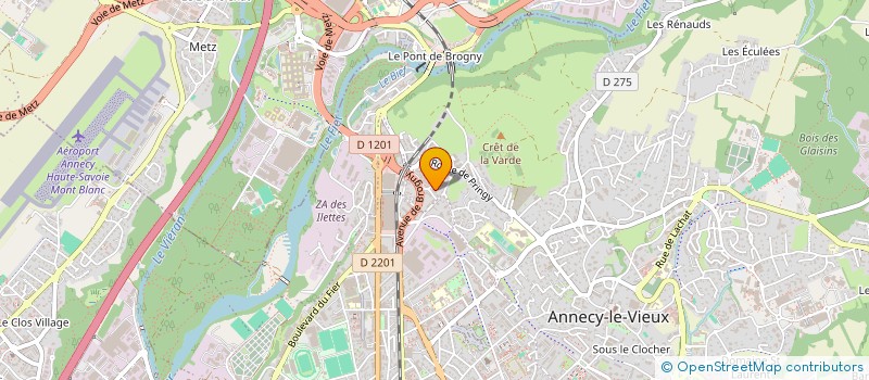 localisation de l'entreprise INDIVISION QUINQUETON/LOPES à ANNECY