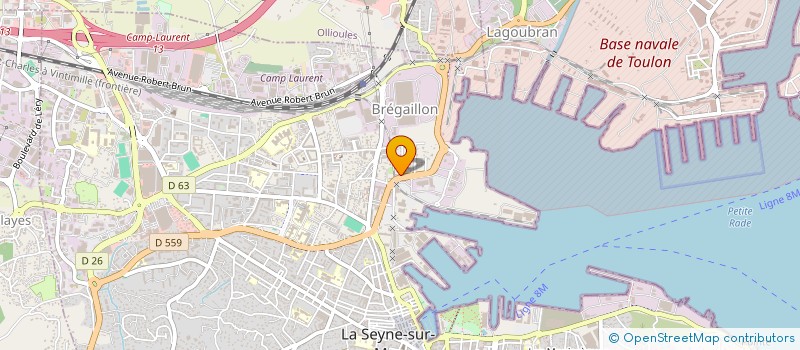 localisation de l'entreprise INDIVISION QUIRATOIRE PRINCESSE DES ILES à LA SEYNE-SUR-MER