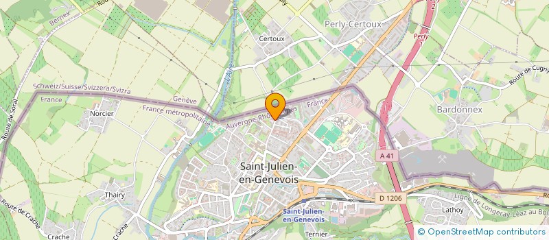 localisation de l'entreprise INDIVISION QUIRK  SAINT-JULIEN-EN-GENEVOIS