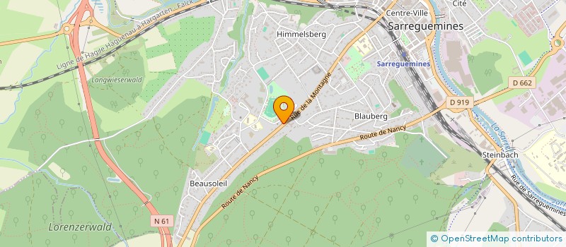 localisation de l'entreprise INDIVISION R ET N MARTINY à SARREGUEMINES