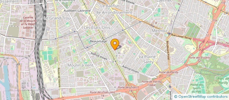 localisation de l'entreprise INDIVISION RABEYRIN  LYON