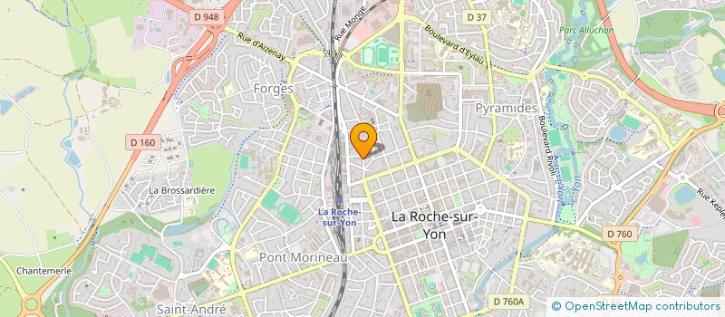 localisation de l'entreprise INDIVISION RABOUINT-BROCHOIRE à LA ROCHE-SUR-YON