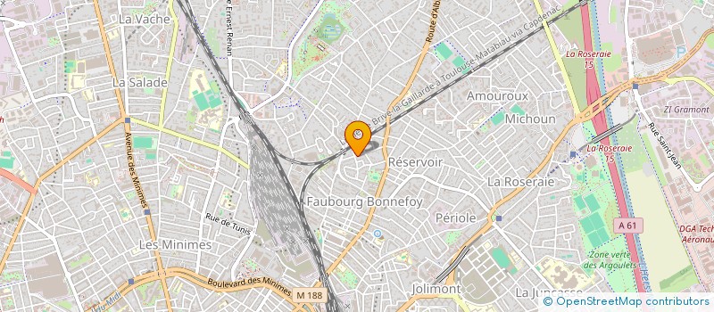 localisation de l'entreprise INDIVISION RACAUD à TOULOUSE