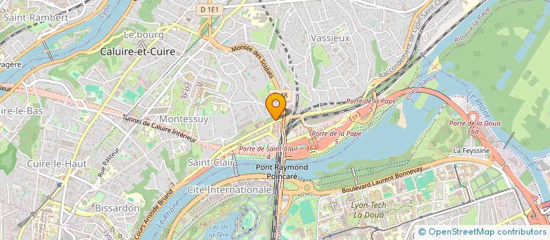 localisation de l'entreprise INDIVISION RAFFA BORDIN  CALUIRE-ET-CUIRE