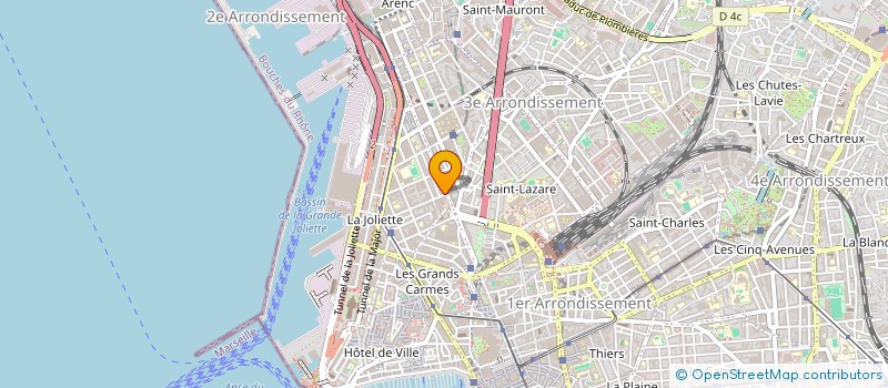 localisation de l'entreprise INDIVISION RAFIK SAAD  MARSEILLE
