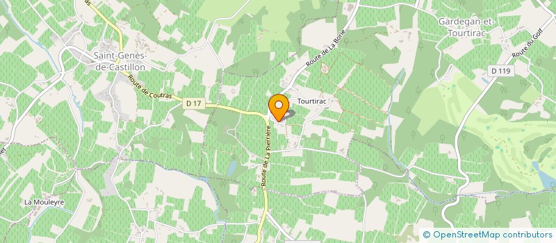 localisation de l'entreprise INDIVISION RAGON-JOUSSELIN  GARDEGAN-ET-TOURTIRAC