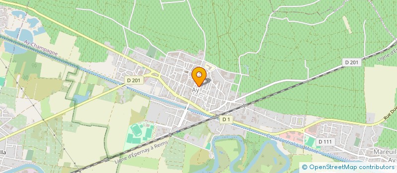 localisation de l'entreprise INDIVISION RAGOT-BRESSION  AY-CHAMPAGNE