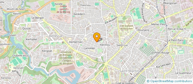localisation de l'entreprise INDIVISION RAGOT BUTLER à BREST
