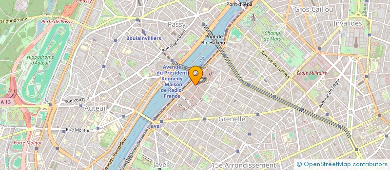 localisation de l'entreprise INDIVISION RAGUET / LAPRONONCIERE  PARIS