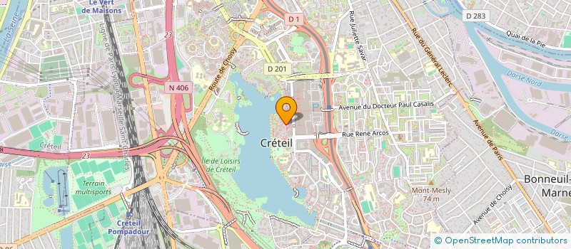 localisation de l'entreprise INDIVISION RAHIMZAD-AHARI  CRETEIL