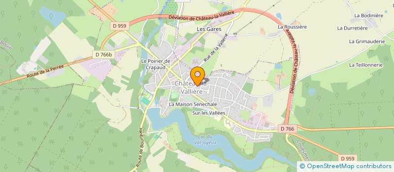 localisation de l'entreprise INDIVISION RAIMBAULT  CHATEAU-LA-VALLIERE